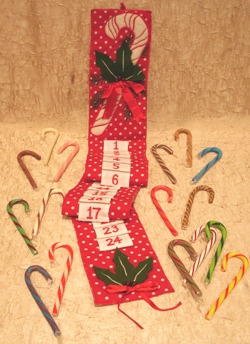 Candy Cane Countdown Calendar
